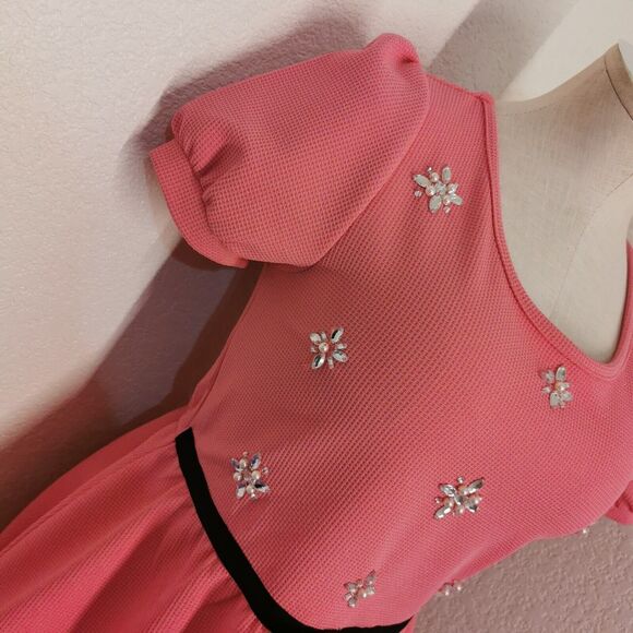 Ma*rs Size Small Pink Dress Japan Kawaii Party Prom Clubwear Evening Cocktail - Picture 6 of 12